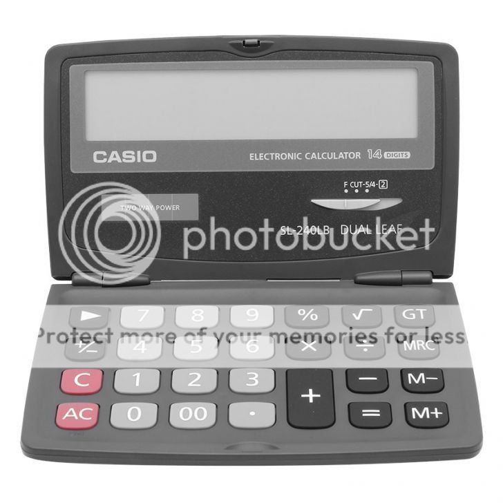 Casio SL240 LB Calculator price in Pakistan, Casio in Pakistan at